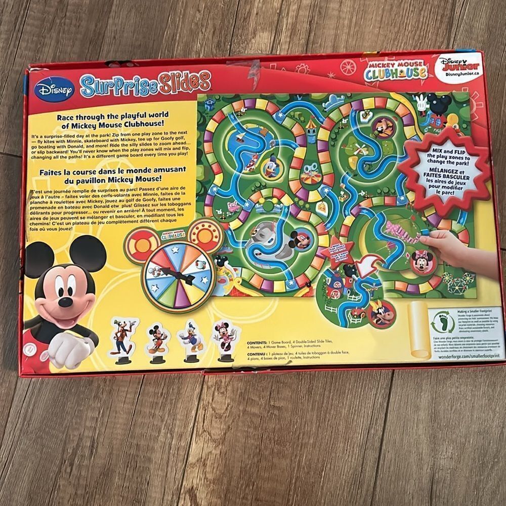 DISNEY SURPRISE SLIDES , MICKEY MOUSE CLUBHOUSE GAME (2014) - Picture 2 of 6